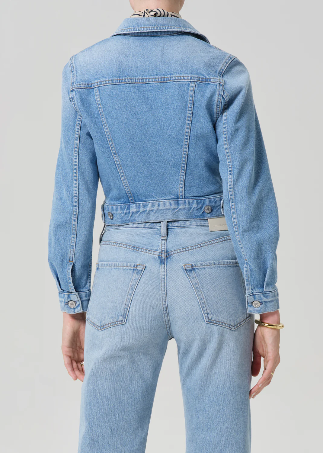 Charisse Shrunken Jacket in Sparrow - Image 3
