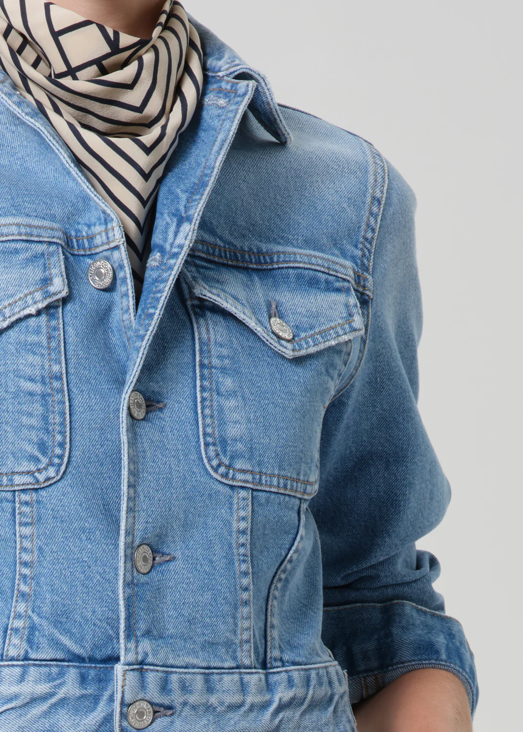 Charisse Shrunken Jacket in Sparrow - Image 5