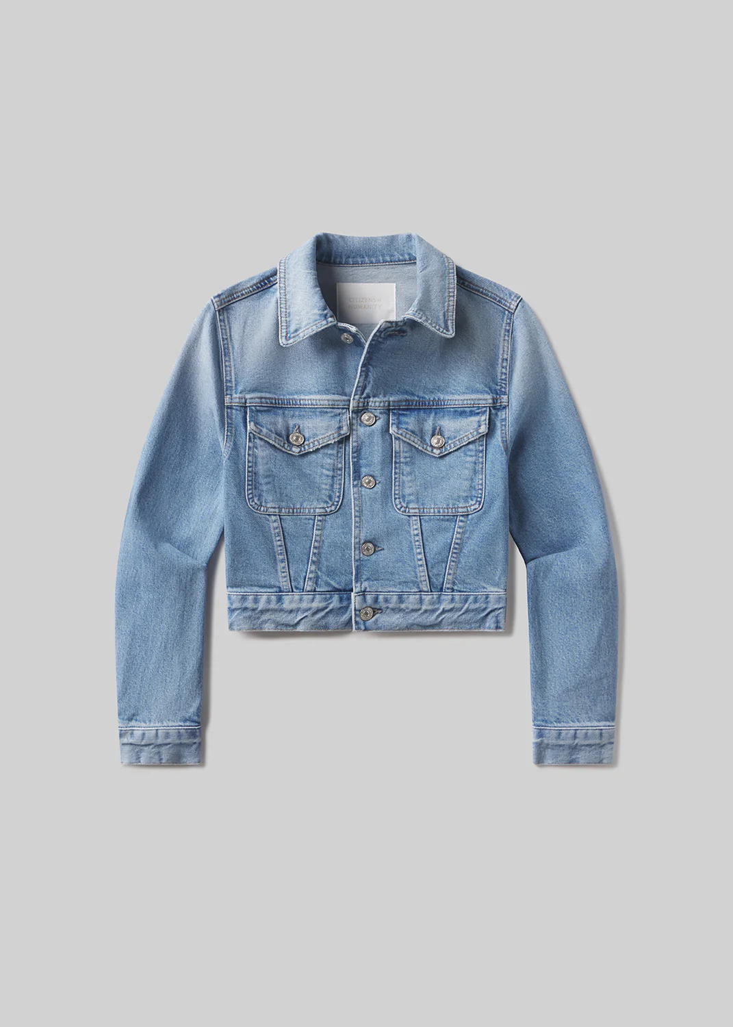 Charisse Shrunken Jacket in Sparrow - Image 7