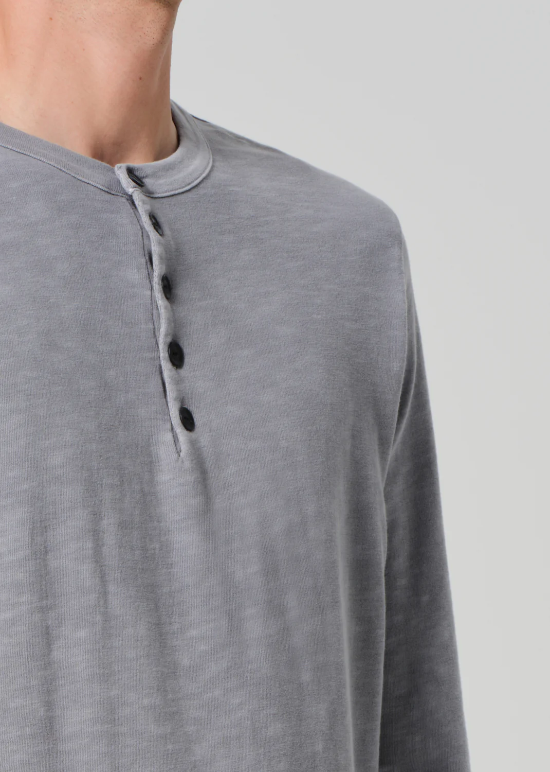 Classic Henley in Moonstone - Image 5