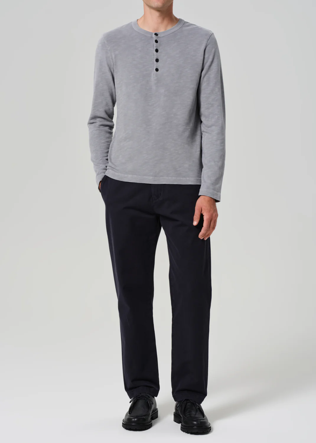 Classic Henley in Moonstone - Image 6