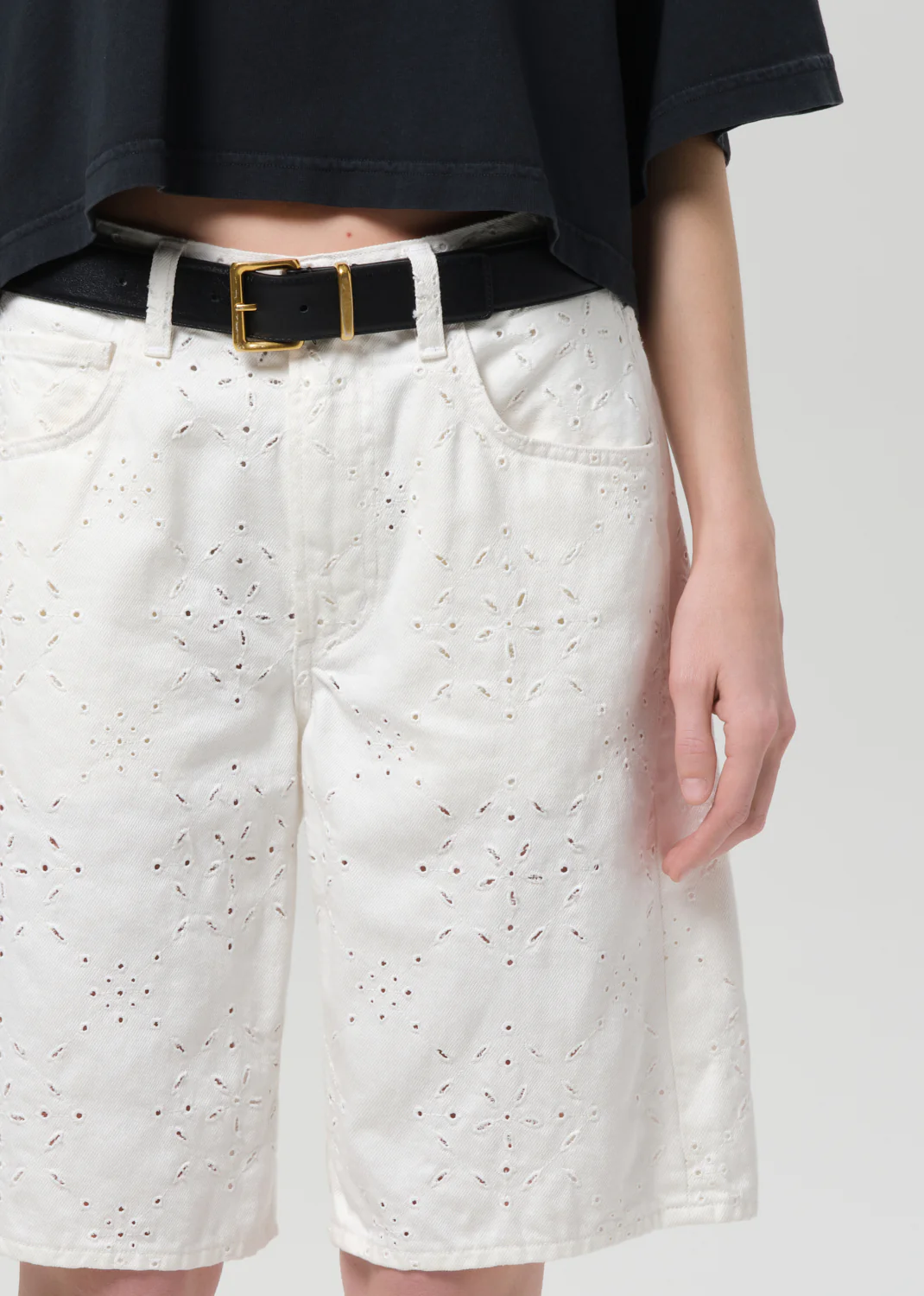Court Short in Blanc - Image 5