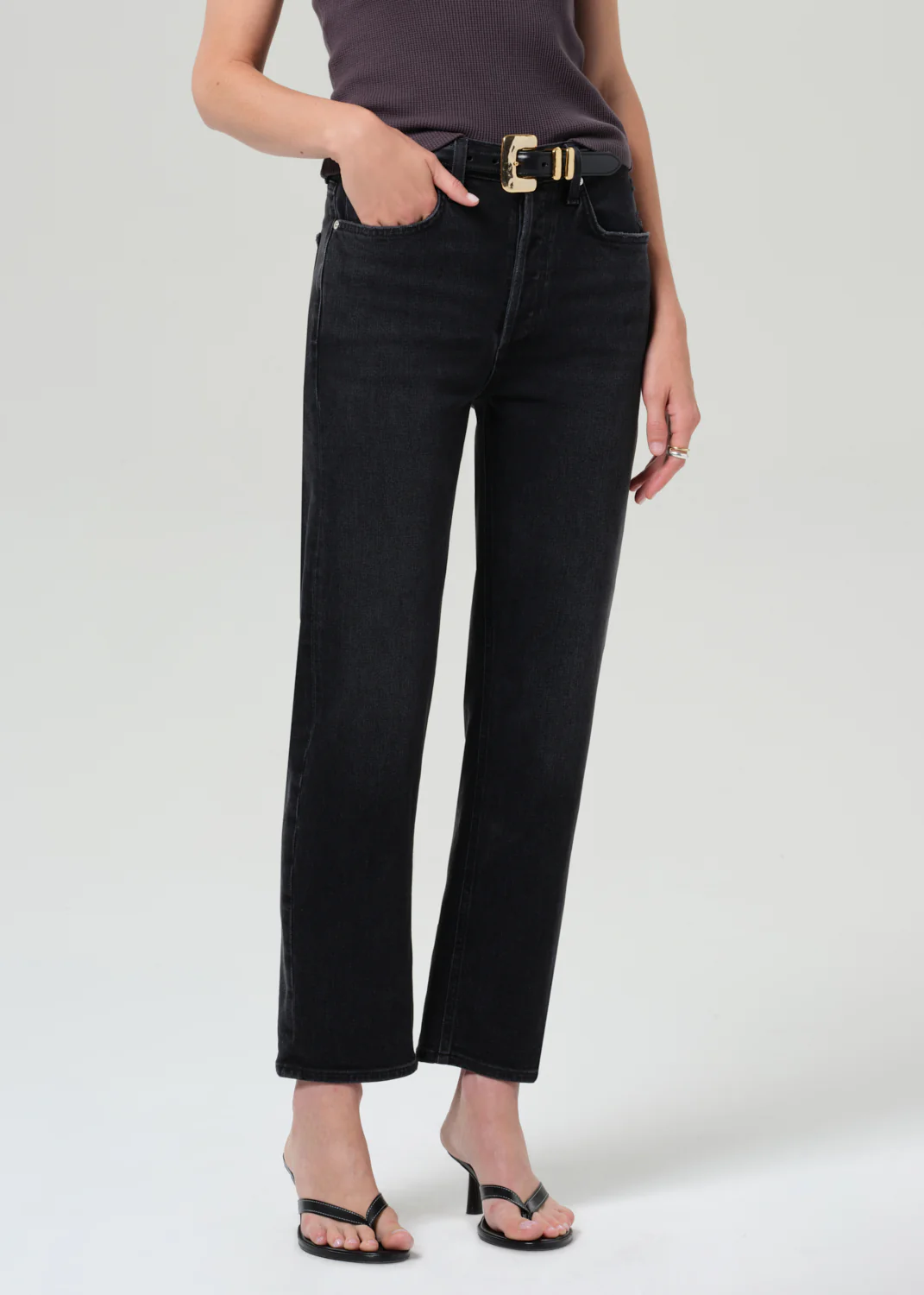 Delfina Straight in Willow - Image 4
