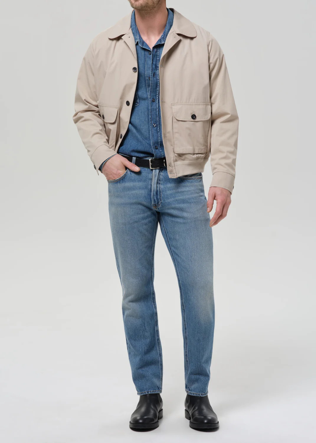 Elijah Straight Premium Vintage in Shadow Blue - Image 3