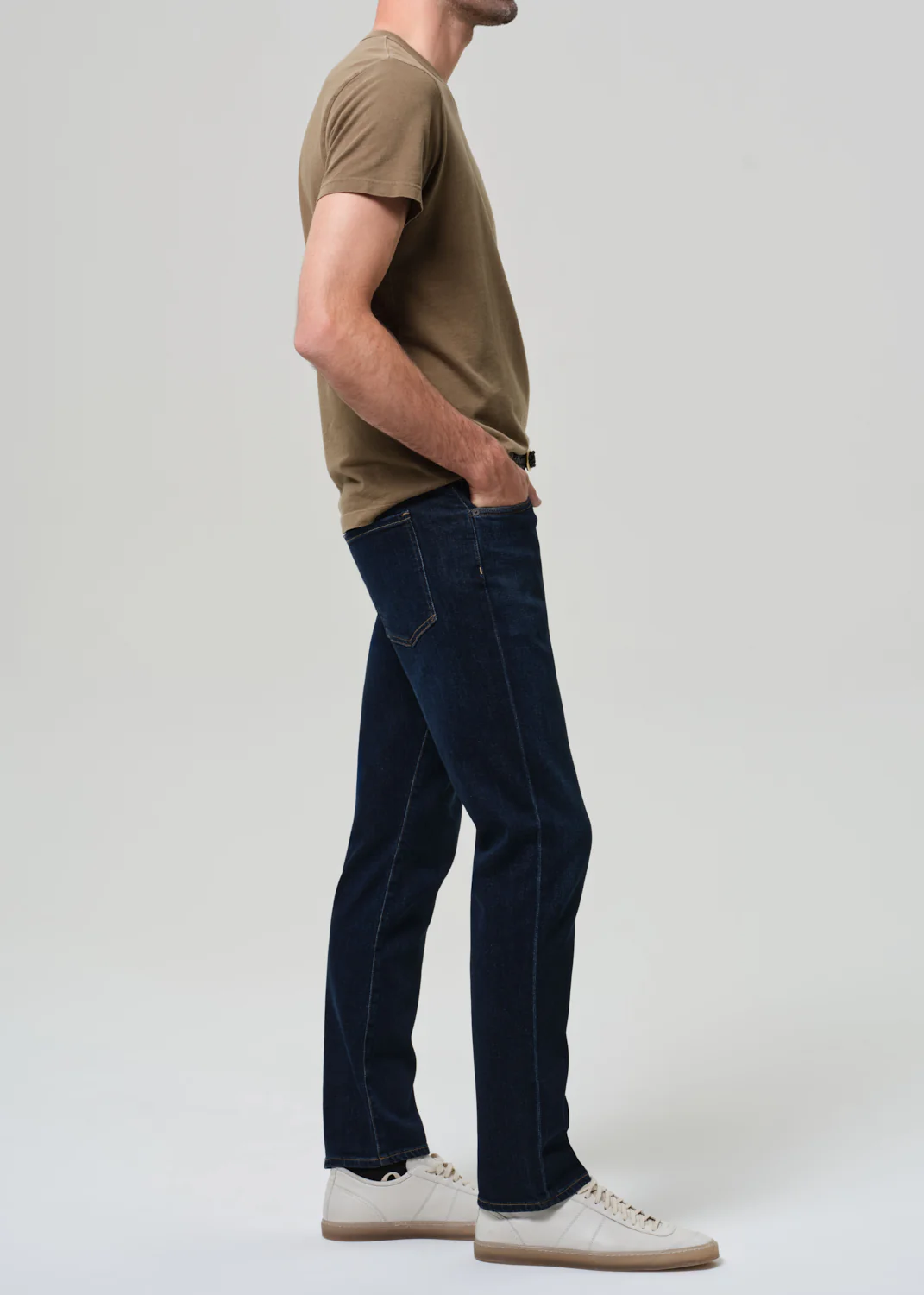Elijah Straight Cashmere Denim in Heritage Rinse - Image 4