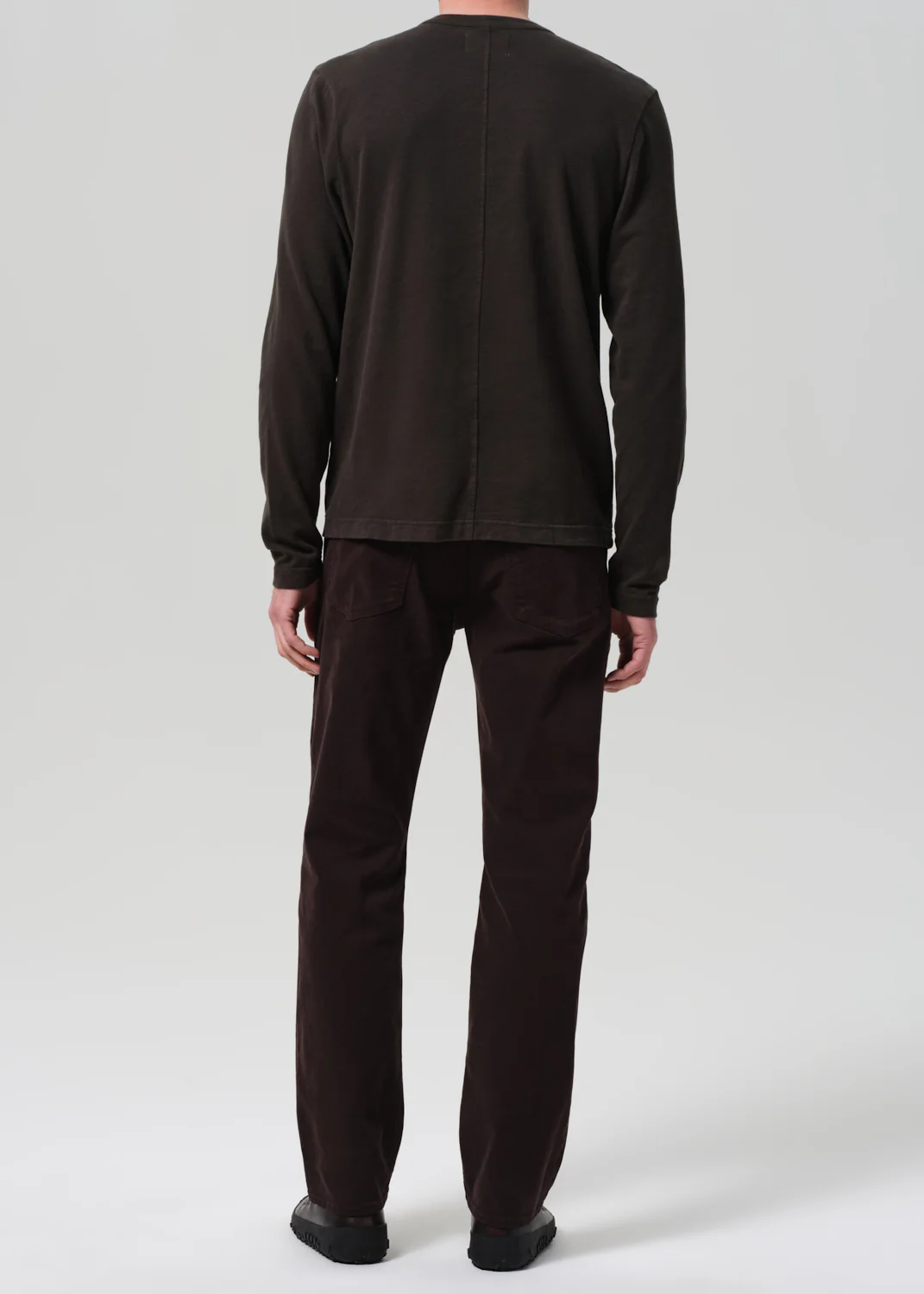 Elijah Straight Cashmere Touch Twill in Toast - Image 3