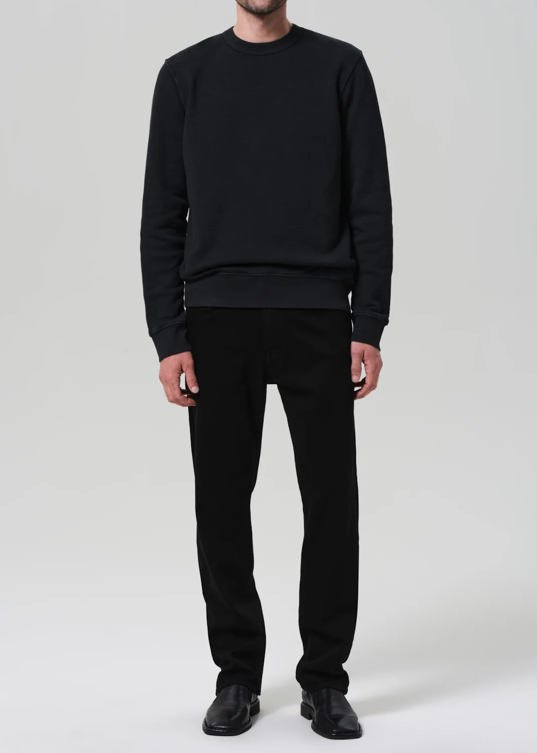 Elijah Straight Cashmere Denim in Starless - Image 2