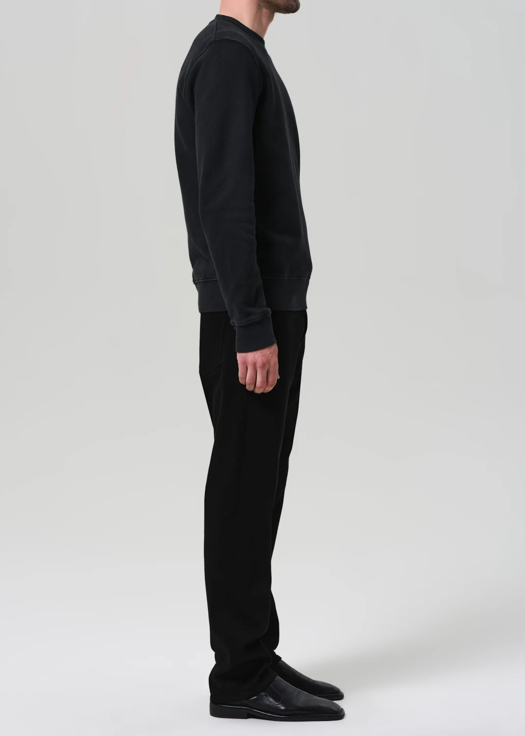 Elijah Straight Cashmere Denim in Starless - Image 4