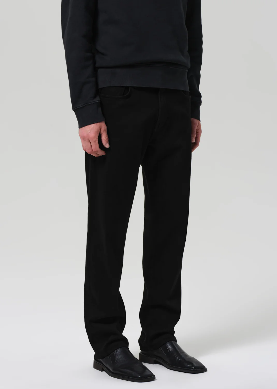 Elijah Straight Cashmere Denim in Starless - Image 5