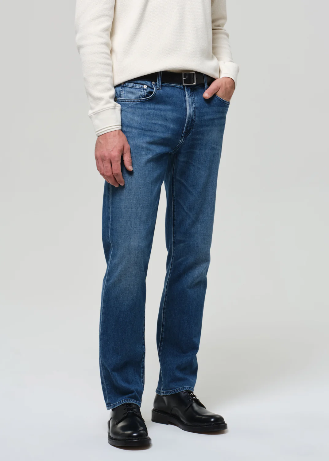 Elijah Straight Tropical Denim in Milestone - Image 6