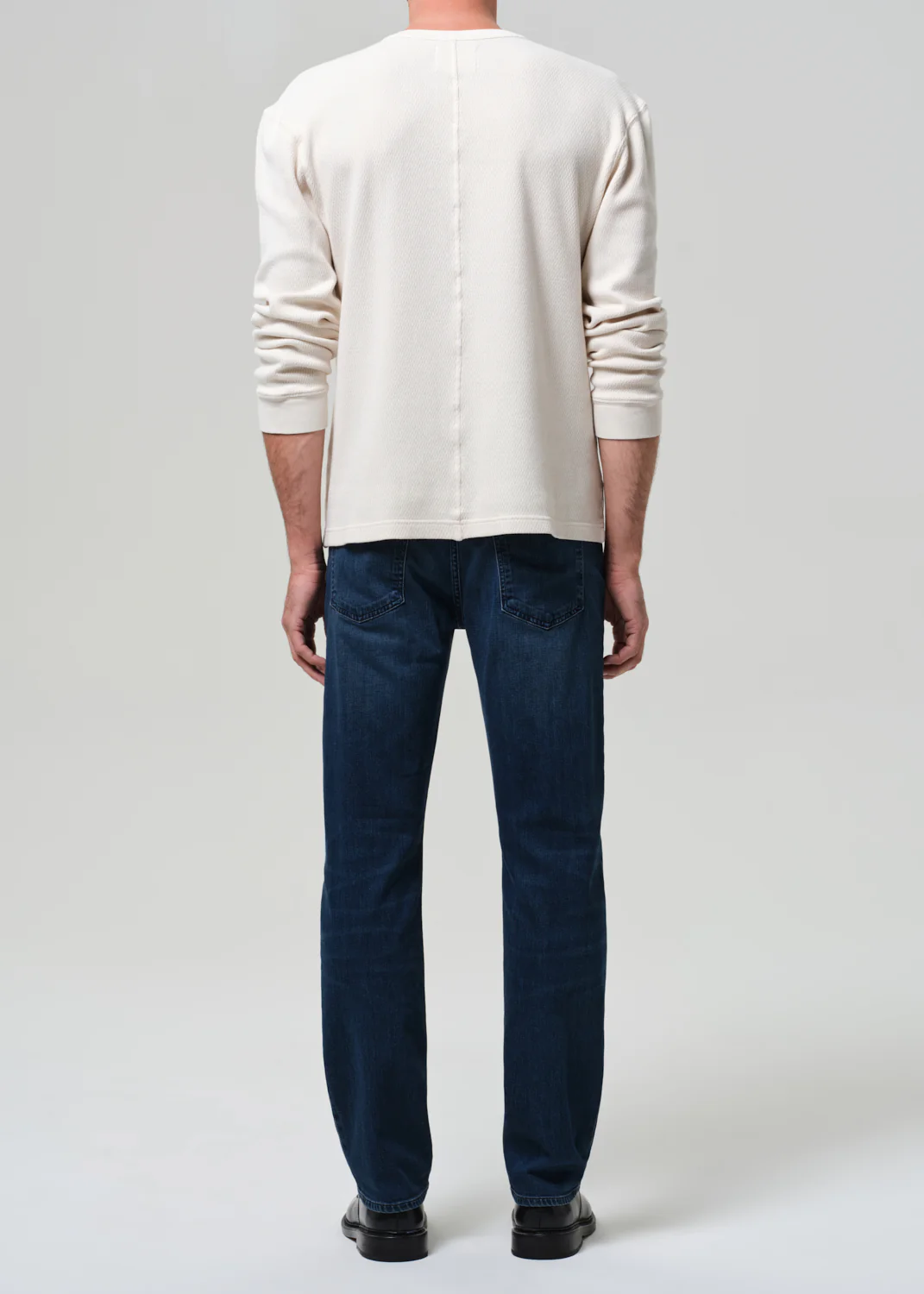 Elijah Straight Tropical Denim in Tinted Dark - Image 3