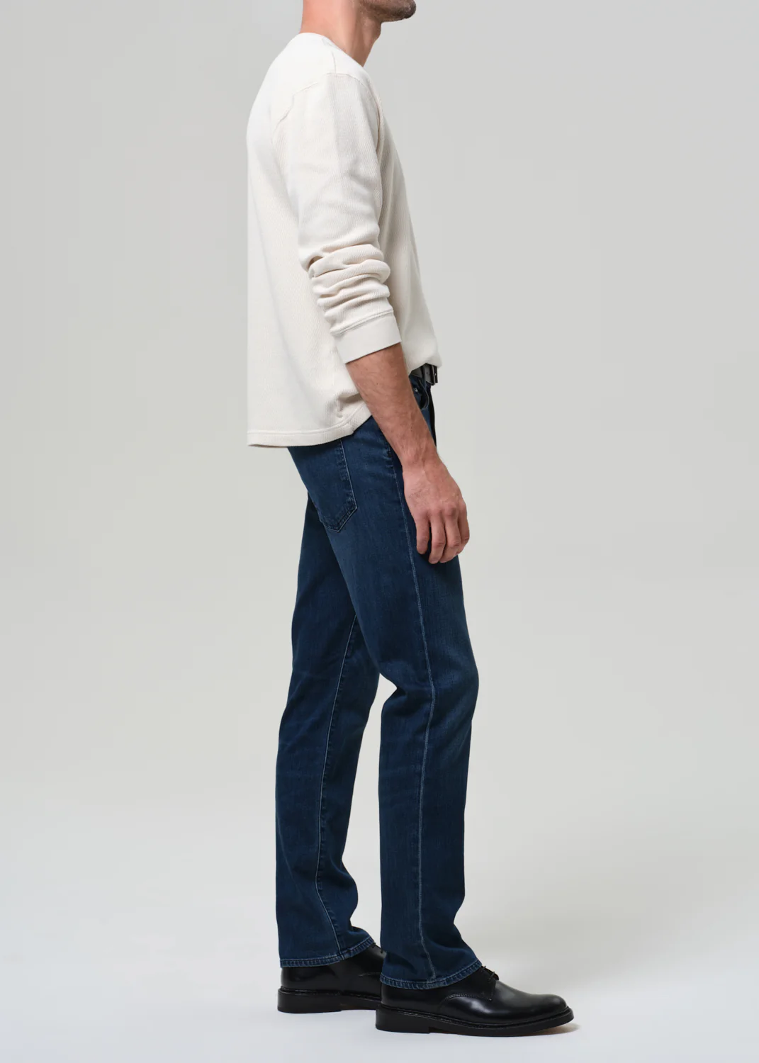 Elijah Straight Tropical Denim in Tinted Dark - Image 4