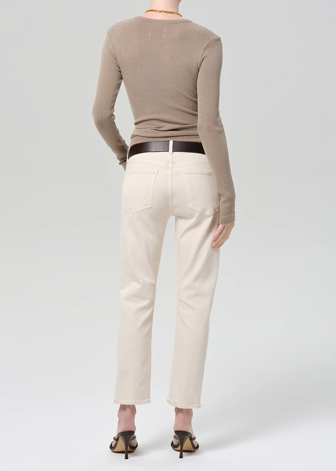Emerson Slim Boyfriend 27" in Almondette - Image 2