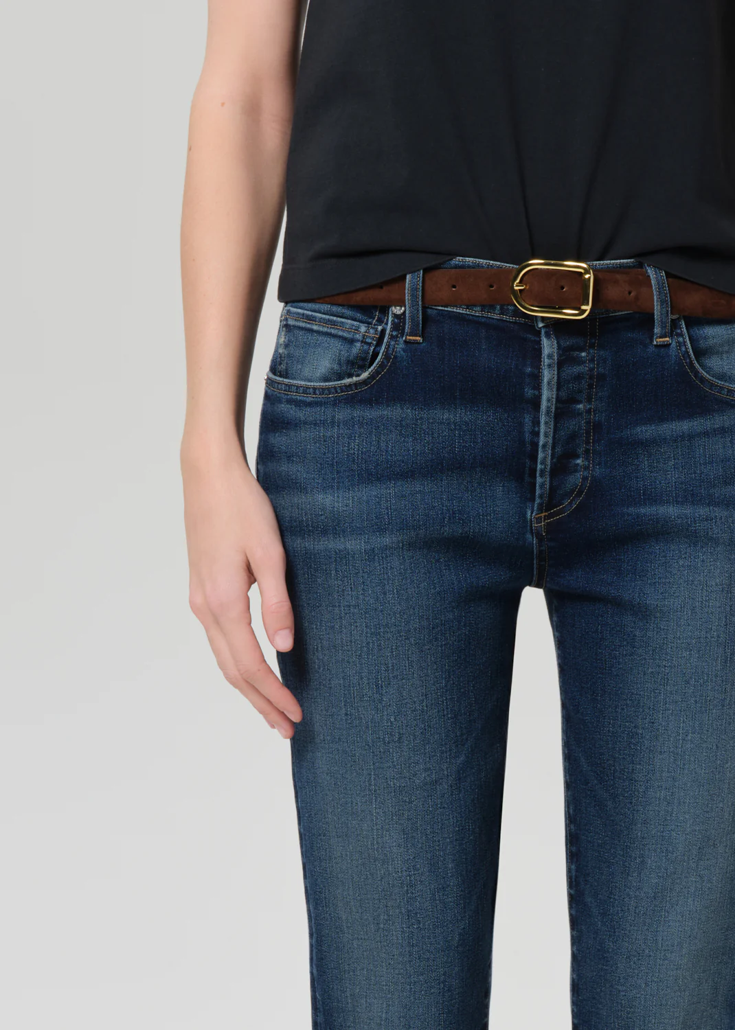 Emerson Slim Boyfriend 27" in Blue Ivy - Image 5