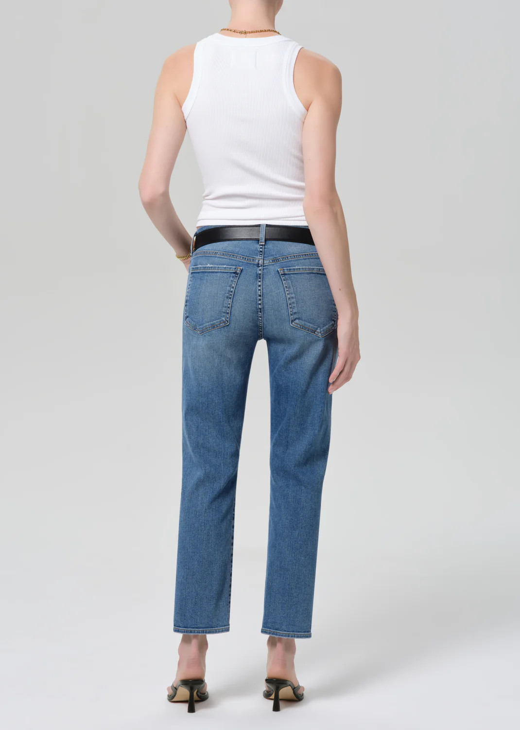 Emerson Slim Boyfriend 27" in Olson - Image 2