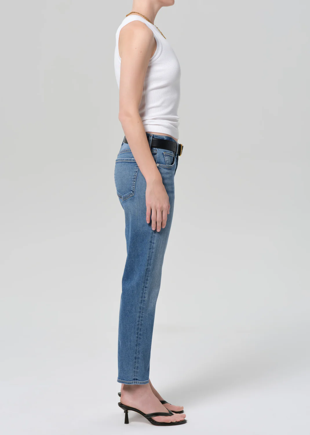 Emerson Slim Boyfriend 27" in Olson - Image 3
