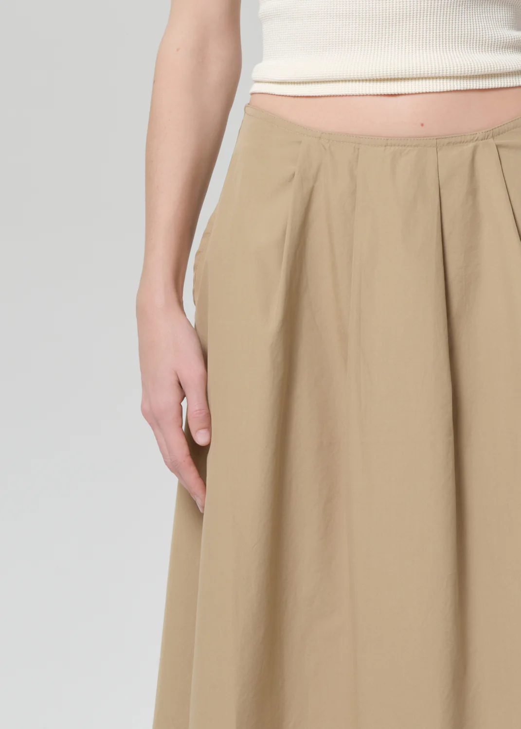 Emi Poplin Skirt in Catalina - Image 5