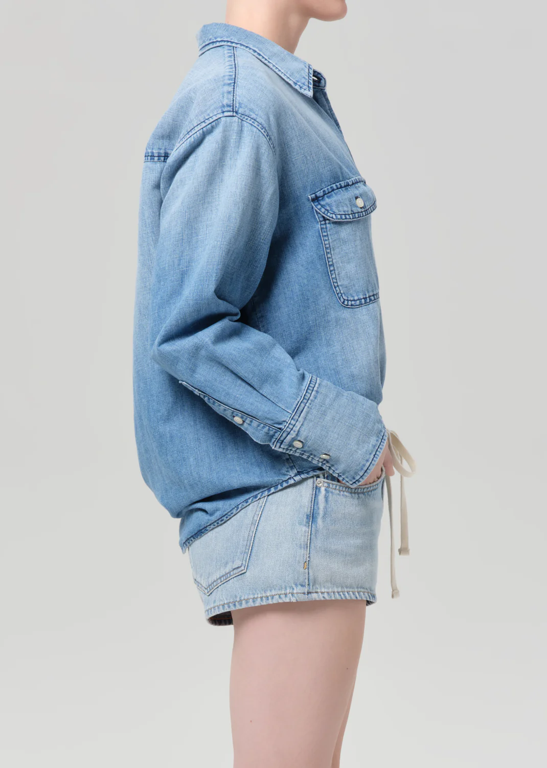 Emjay Double Pocket Shirt in Vega - Image 3
