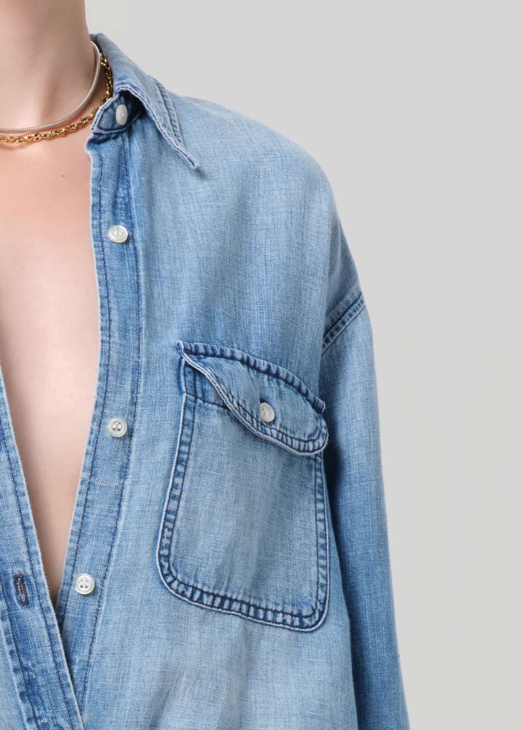 Emjay Double Pocket Shirt in Vega - Image 4