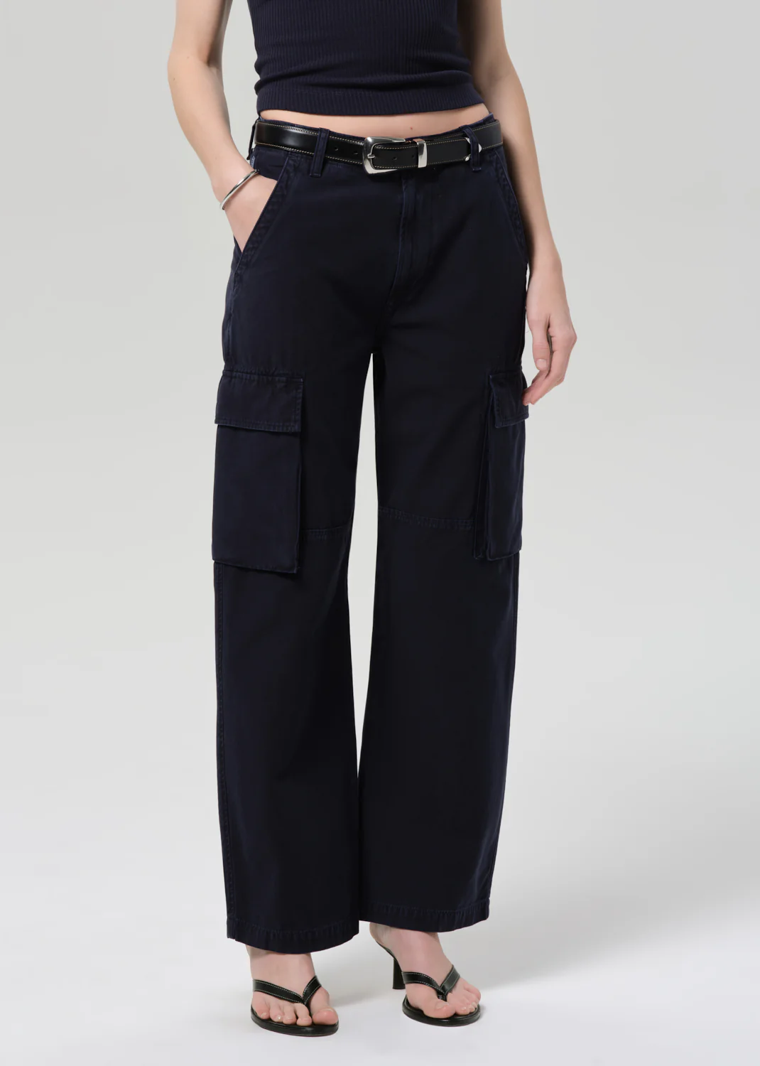 Esme Cargo Trouser in Navy - Image 4