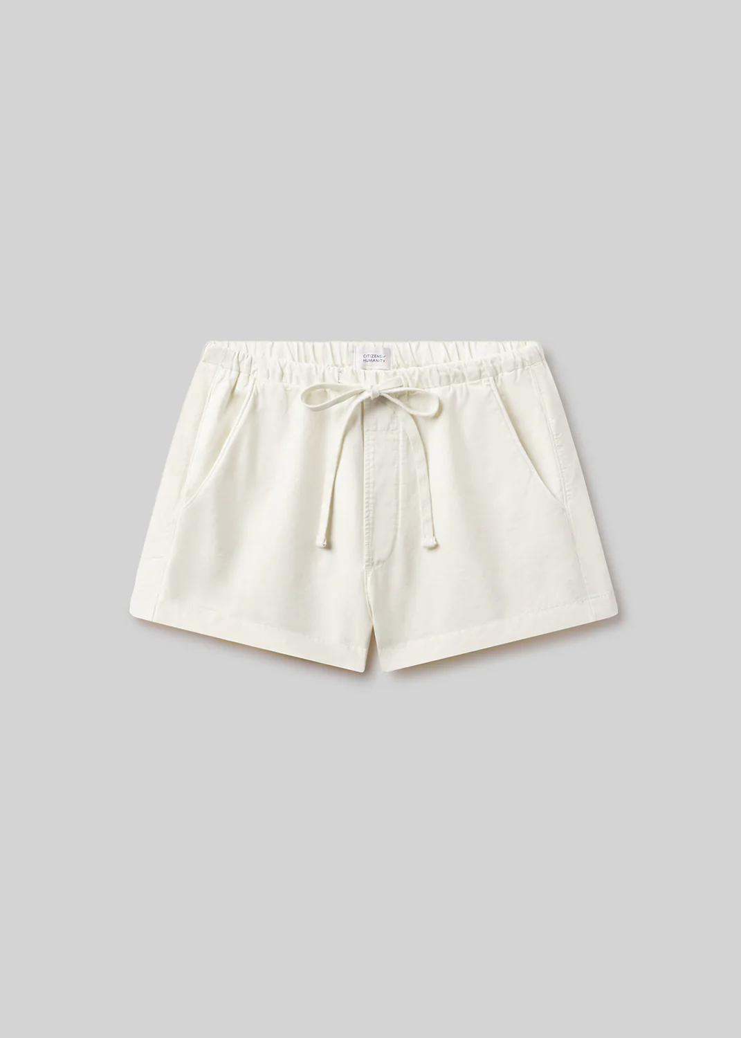 Este Drawstring Short in Cream - Image 6