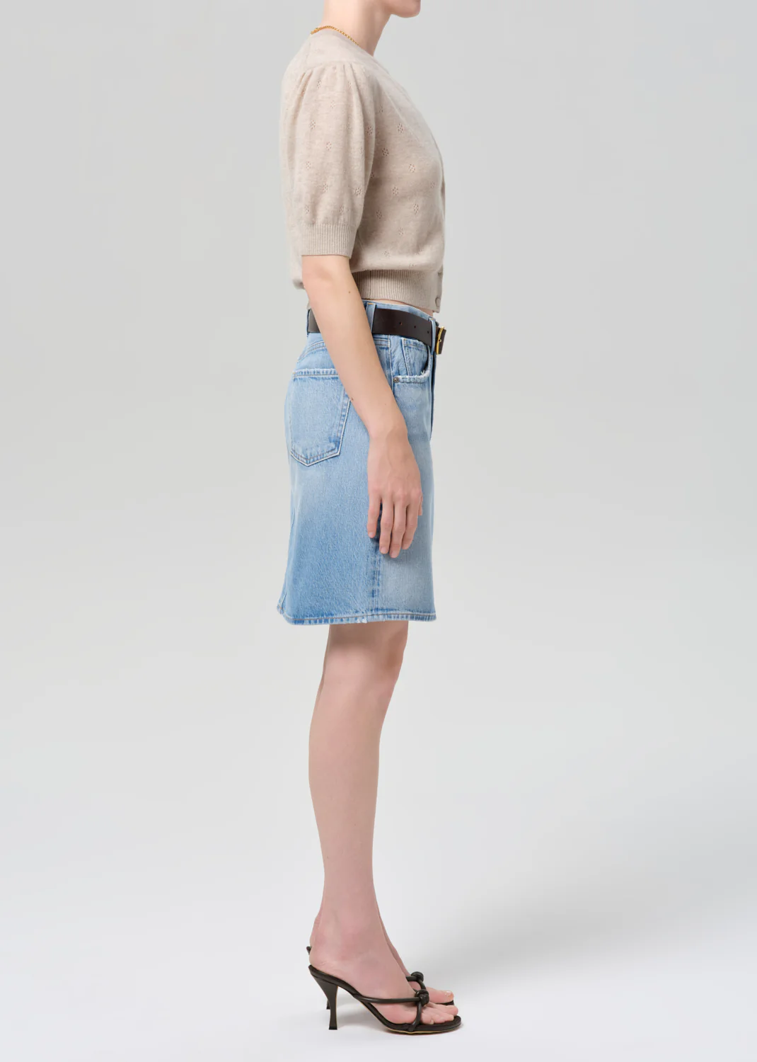 Etta Pencil Skirt in Coquette - Image 3