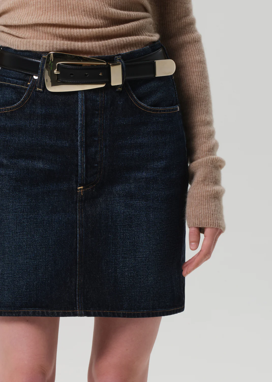 Etta Pencil Skirt in Deep Azure - Image 5