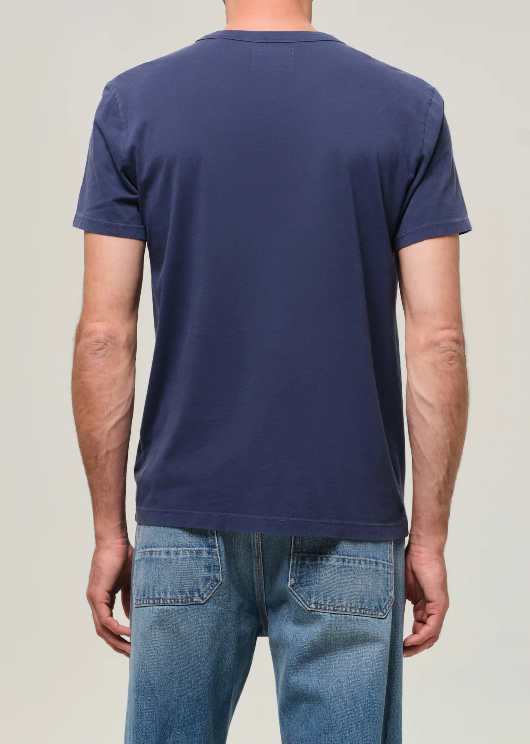 Everyday Short Sleeve Tee in Indigo - Image 3