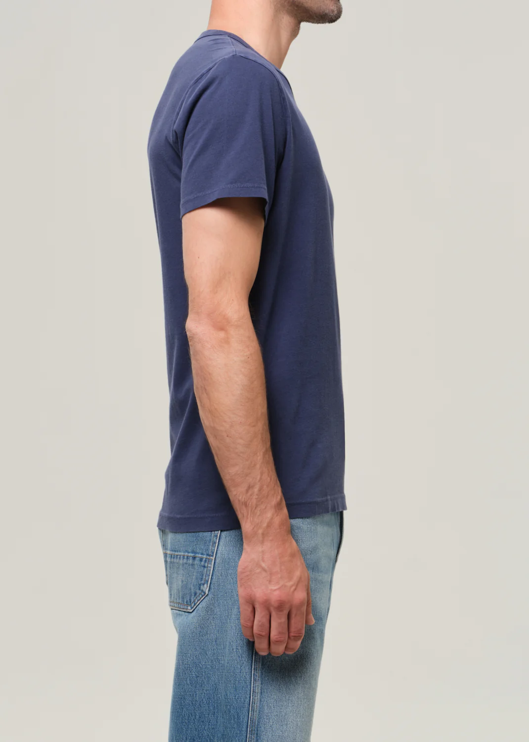 Everyday Short Sleeve Tee in Indigo - Image 4