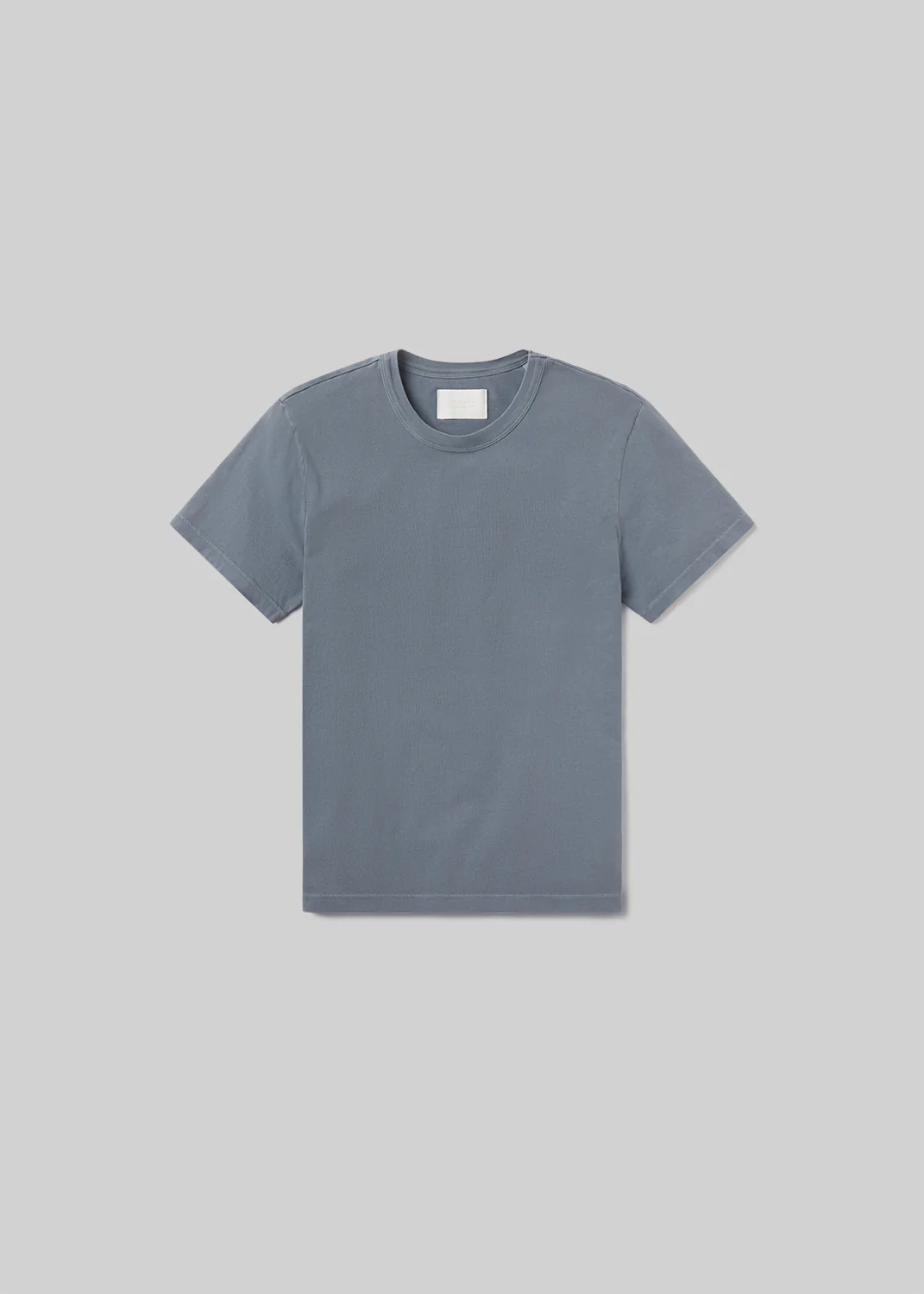 Everyday Short Sleeve Tee in Stone Blue - Image 2