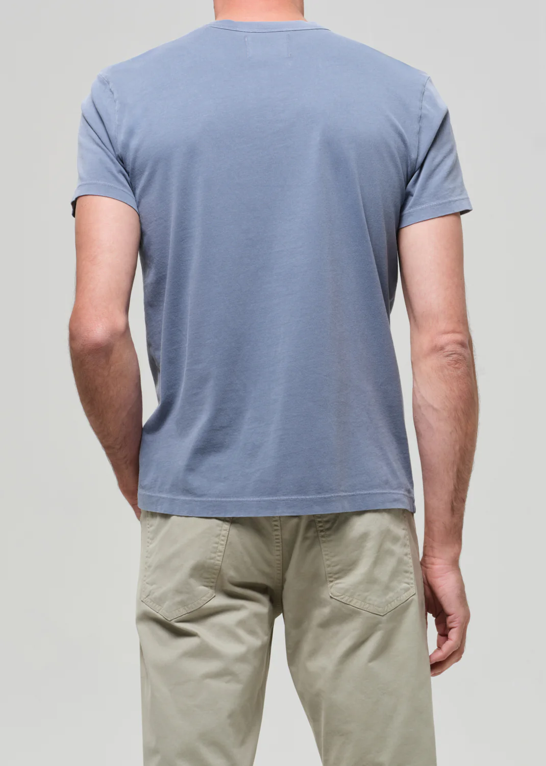 Everyday Short Sleeve Tee in Stone Blue - Image 4