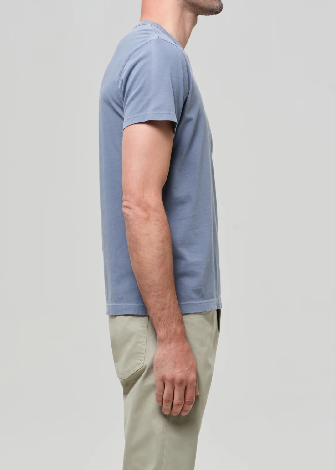Everyday Short Sleeve Tee in Stone Blue - Image 5