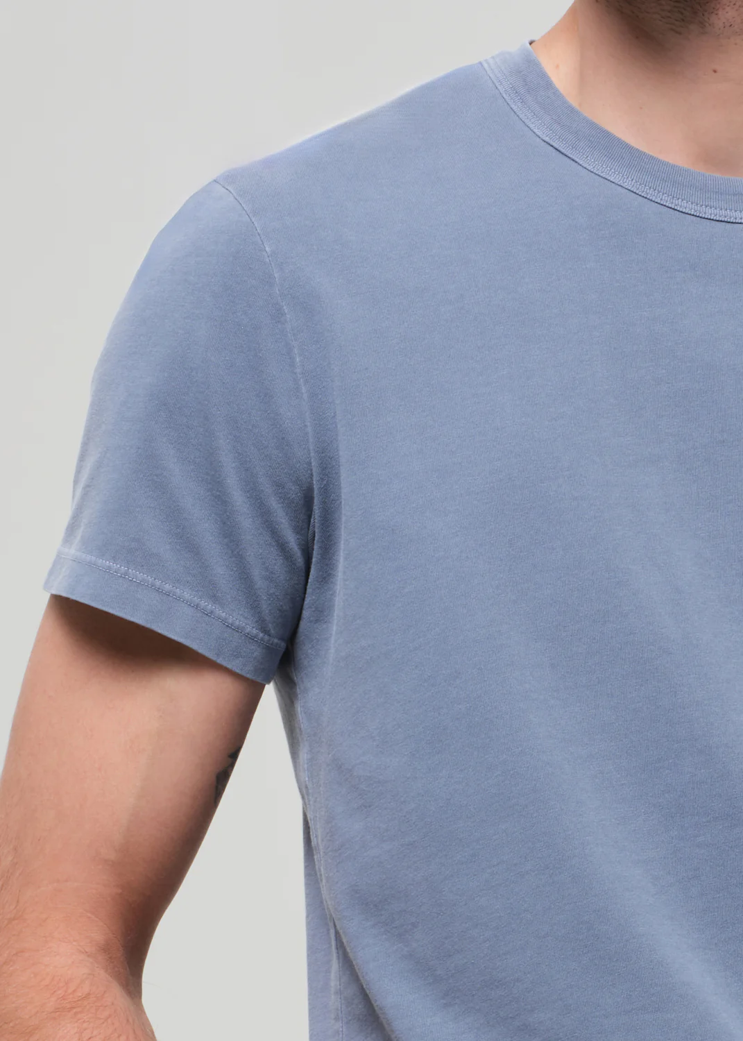Everyday Short Sleeve Tee in Stone Blue - Image 6