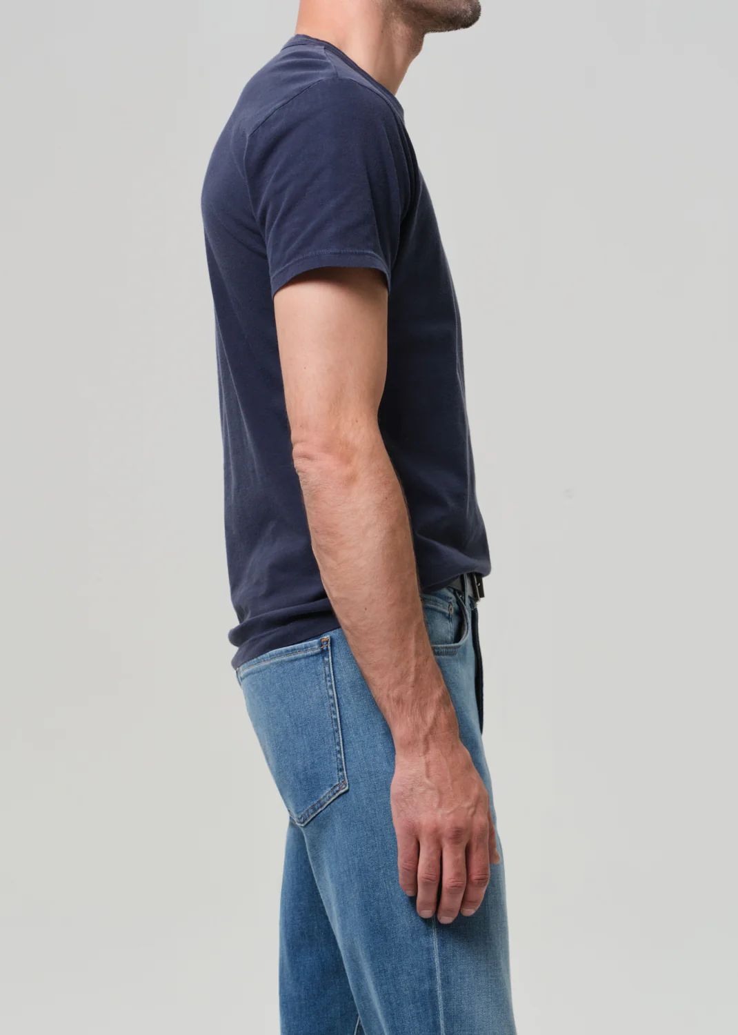 Everyday Short Sleeve Tee in Washed Marine - Image 4