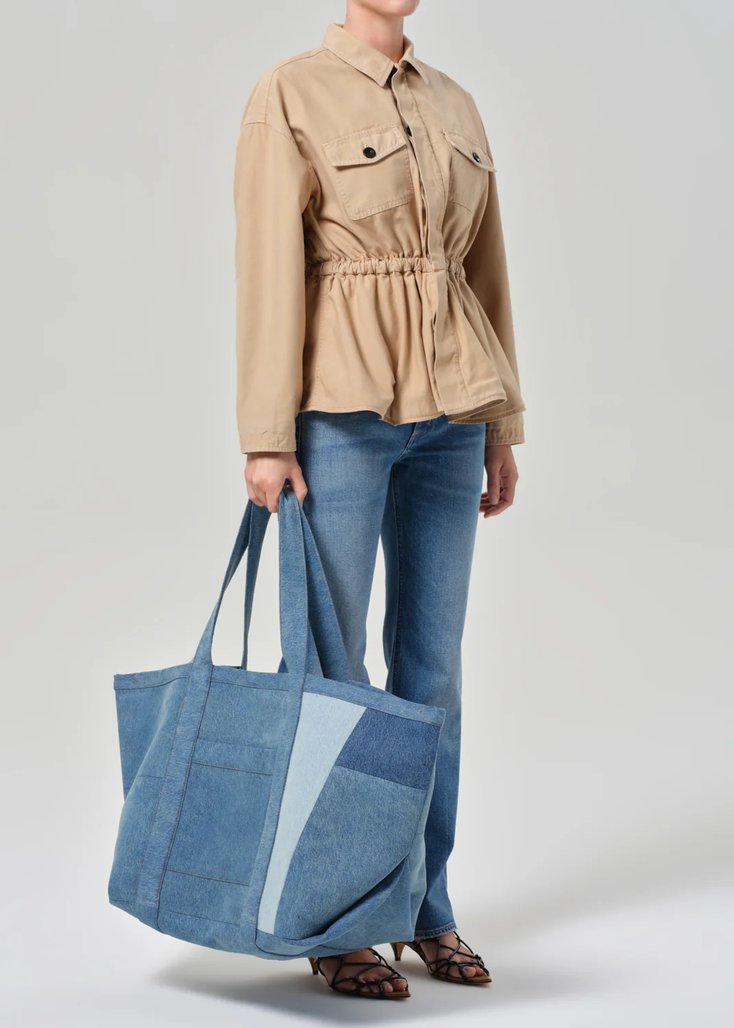 Farmstand Patchwork Tote in Intrigue