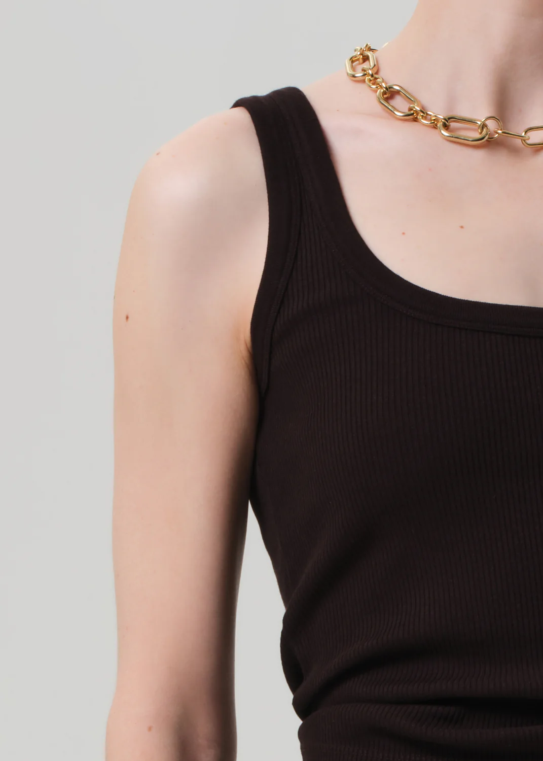 Faye Tank in Chocolate - Image 4