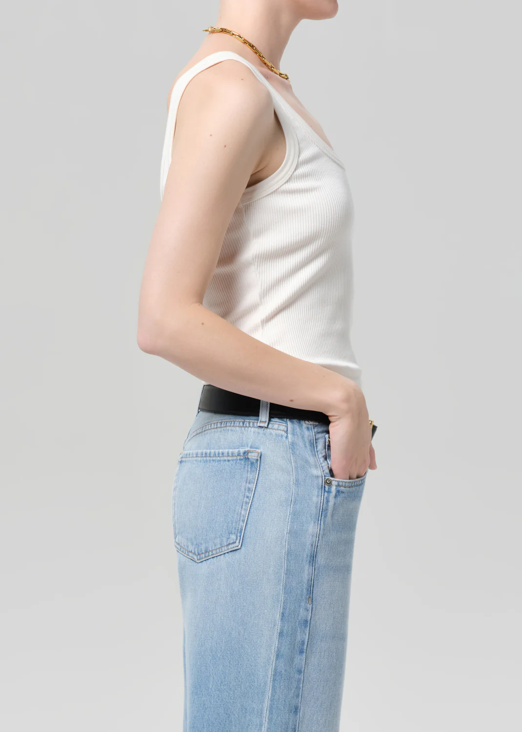Faye Tank in Pashmina - Image 3