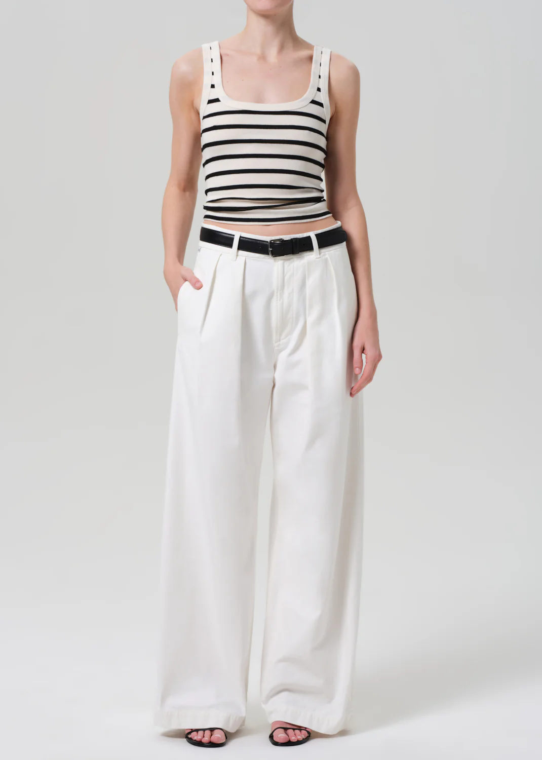 Faye Tank in Midnight Stripe - Image 5