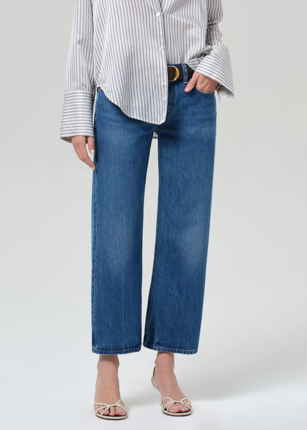 Faye Vintage Straight in Azure Blue - Image 4