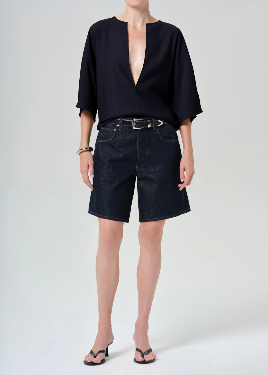 Franca Shirt in Navy - Image 5