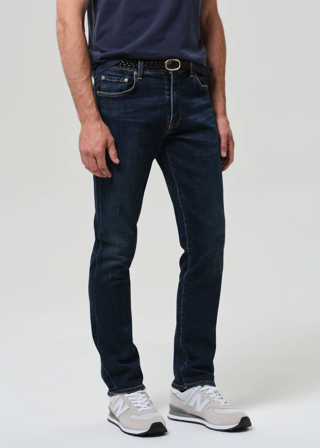 Gage Slim Straight Cashmere Denim in Prospect - Image 5