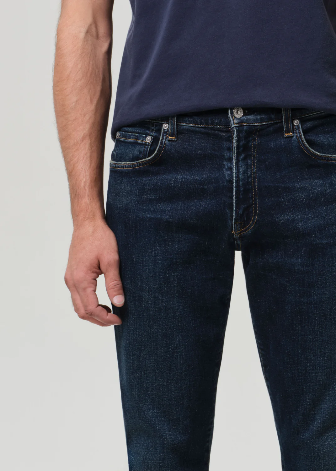 Gage Slim Straight Cashmere Denim in Prospect - Image 6