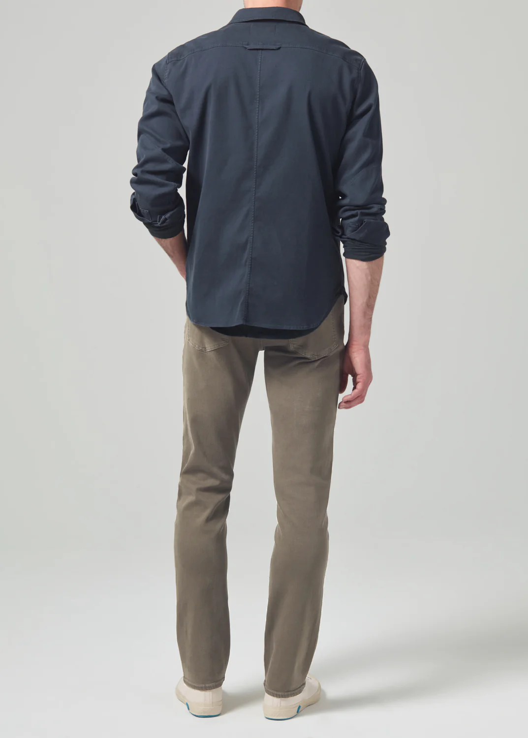 Gage Slim Straight Soft Weft in Froth - Image 3