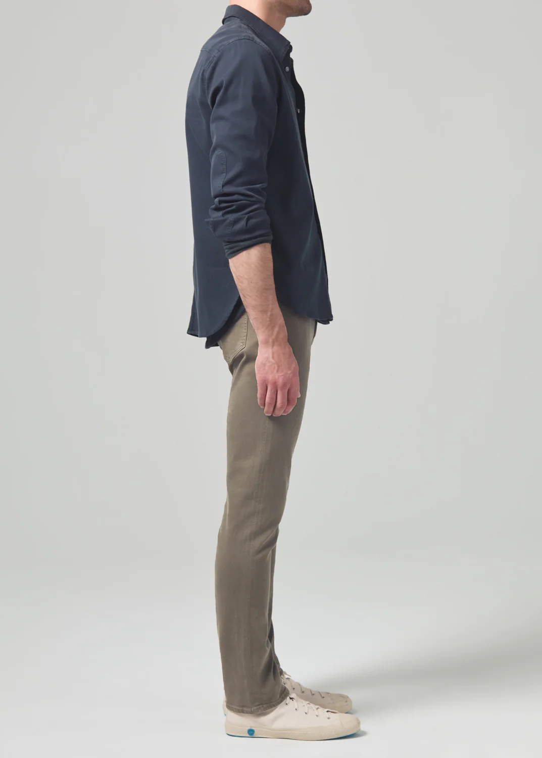 Gage Slim Straight Soft Weft in Froth - Image 4