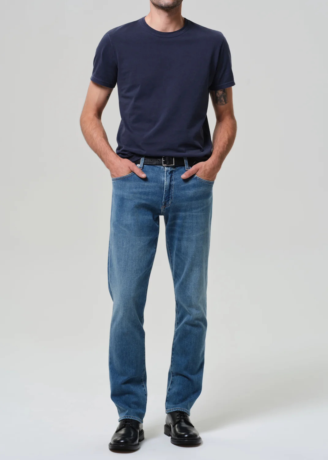 Gage Slim Straight Cashmere Denim in Anders - Image 3