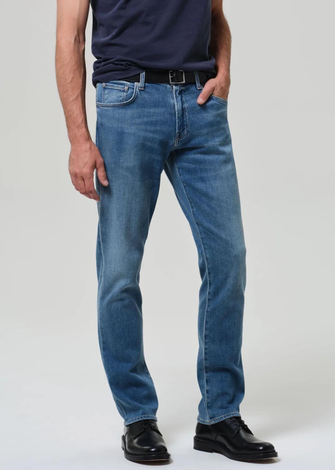 Gage Slim Straight Cashmere Denim in Anders - Image 6