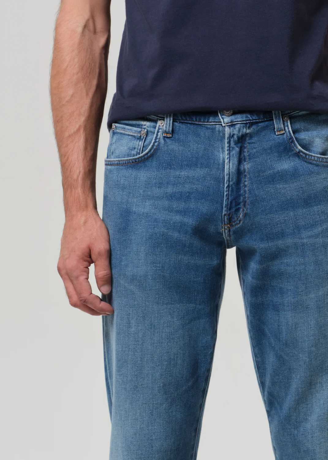 Gage Slim Straight Cashmere Denim in Anders - Image 7
