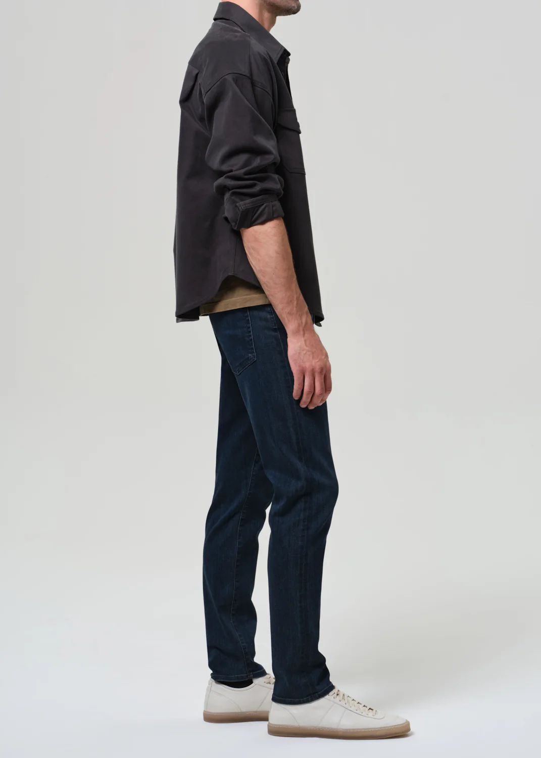 Gage Slim Straight Cashmere Denim in Condor - Image 4