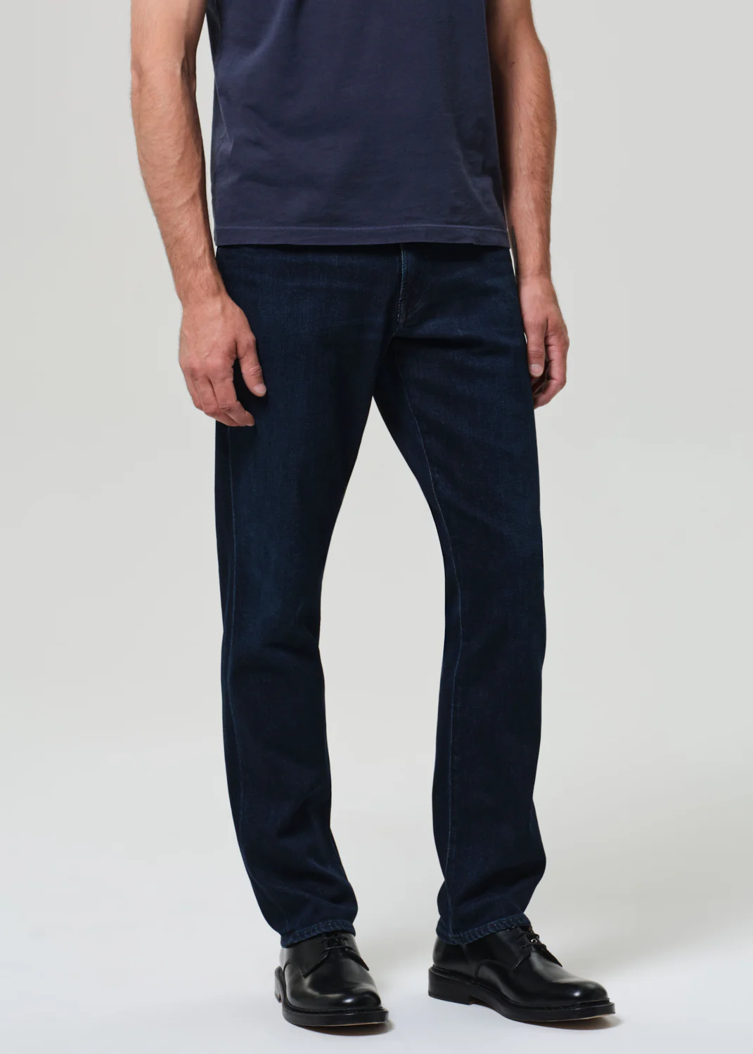 Gage Slim Straight Cashmere Denim in Dark Tint - Image 5