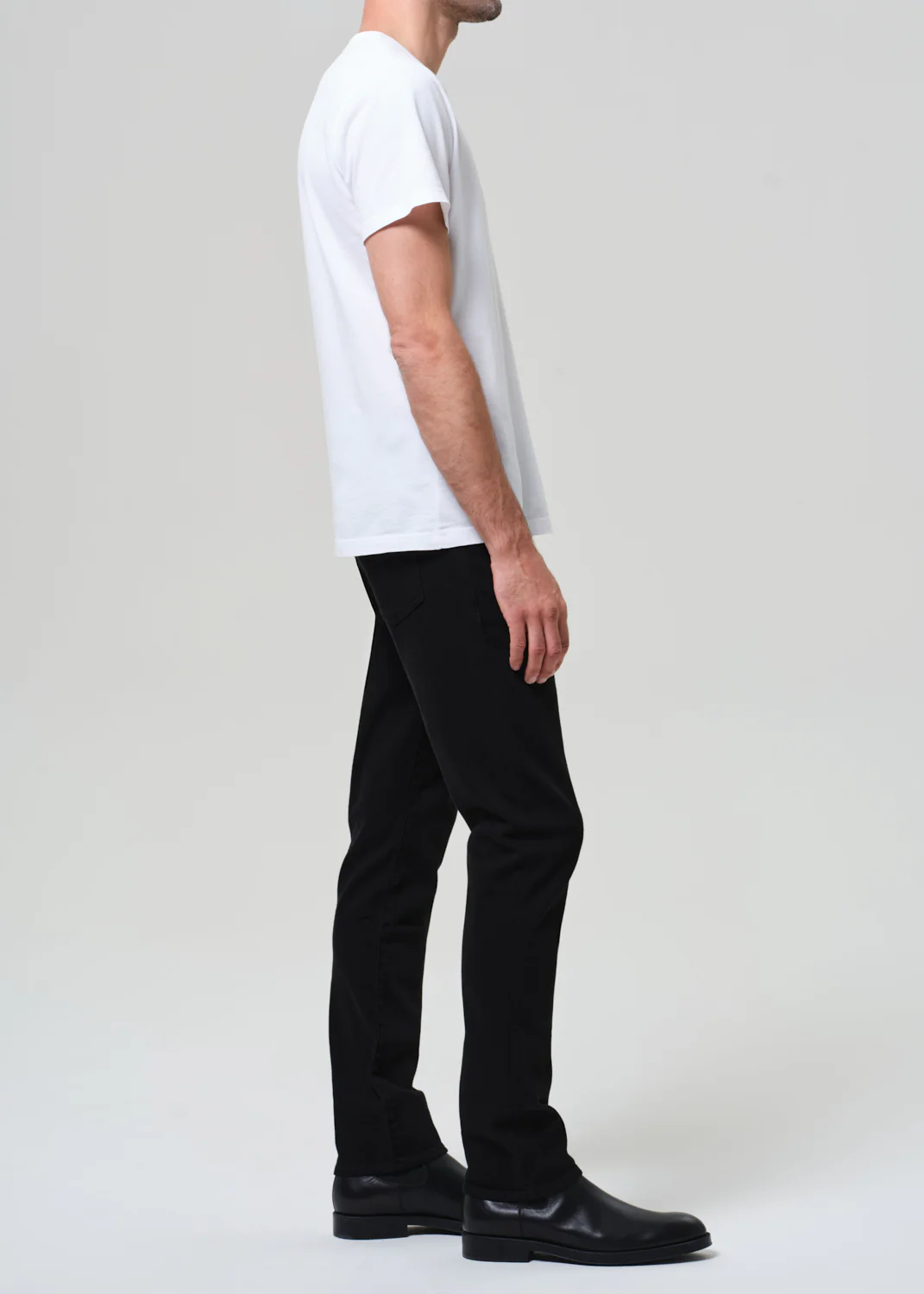 Gage Slim Straight Cashmere Denim in Starless - Image 4